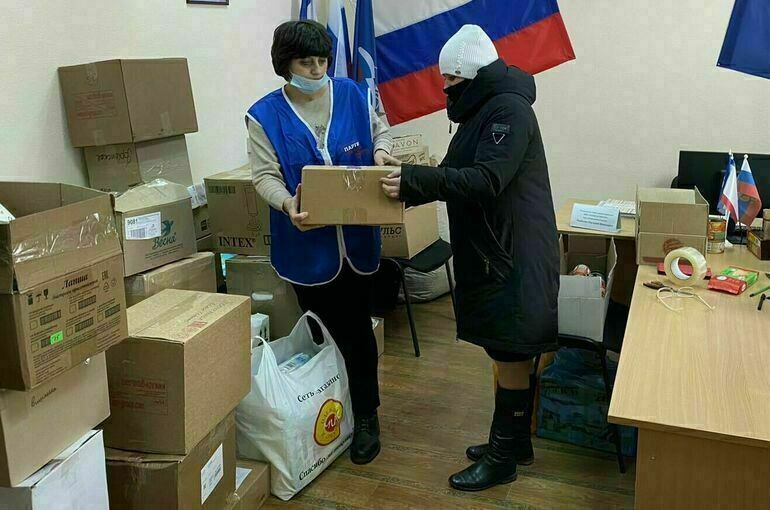 Россия доставила на Украину более трех тысяч тонн гуманитарной помощи