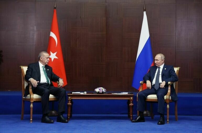 Hürriyet: Путин и Эрдоган могут обсудить формулу Турции по зерновой сделке