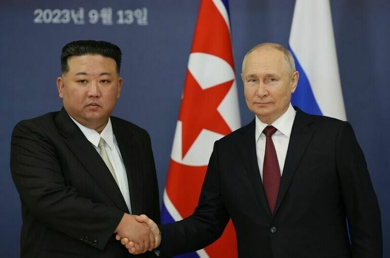 Путин дает официальный обед в честь Ким Чен Ына