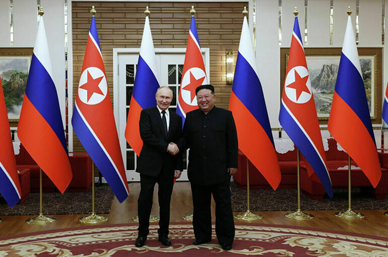 Договор между РФ и КНДР подразумевает взаимопомощь в случае угрозы одной из них