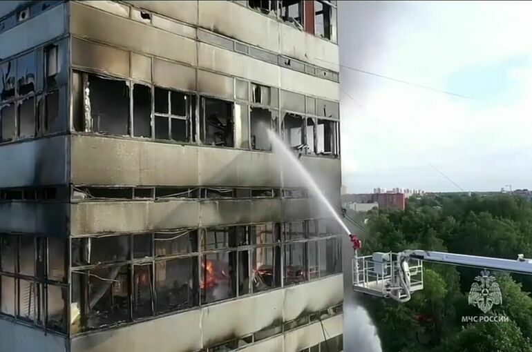 Тела четырех человек нашли в сгоревшем здании во Фрязине