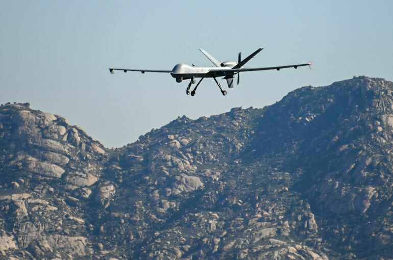 Американский дрон Reaper опасно приблизился к российскому Ан-30 над Сирией